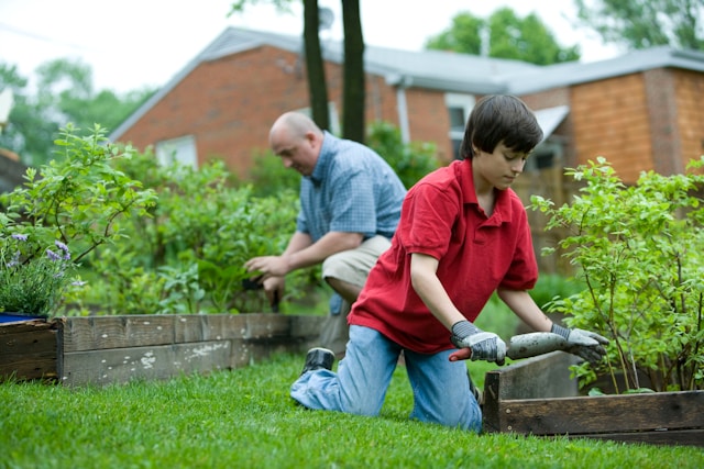 Caregiver maintaining a clean, tidy, and safe living environment